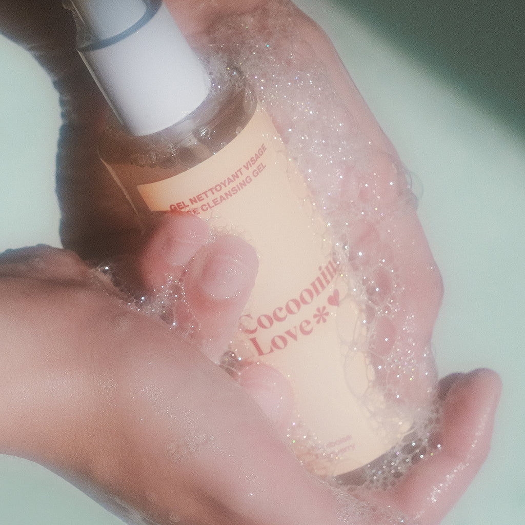 Gel nettoyant visage - Mousse légère à la framboise